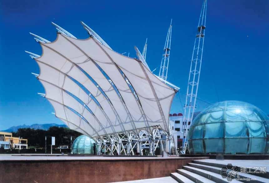 仪征车棚膜结构网架