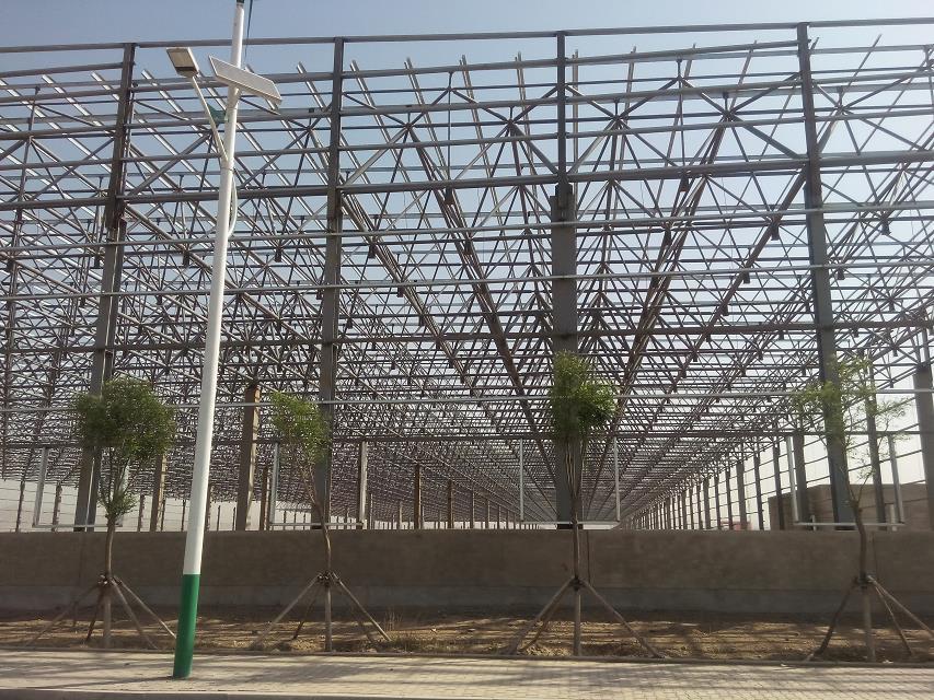 仪征汽车工业厂房网架